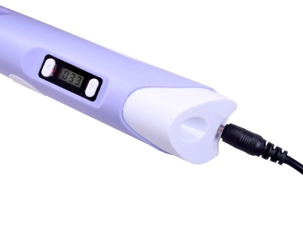 3D Creative Fun Pen for Kids – LCD Display, Safe PLA Filaments + USB Adaptor – Ideal STEM Toy & Art Kit