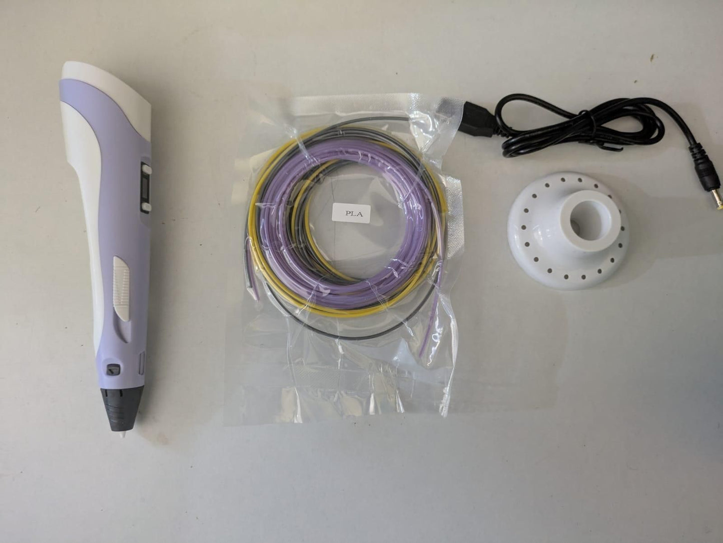 3D Creative Fun Pen for Kids – LCD Display, Safe PLA Filaments + USB Adaptor – Ideal STEM Toy & Art Kit